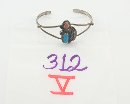 Vintage Navajo Bracelet 925 Silver Handmade Authentic Gemstone Traditional