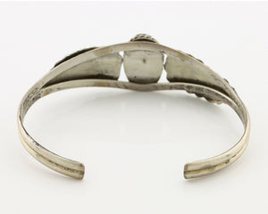 Navajo Handmade Bracelet 925 Silver Natural Blue Turquoise Native American C80s
