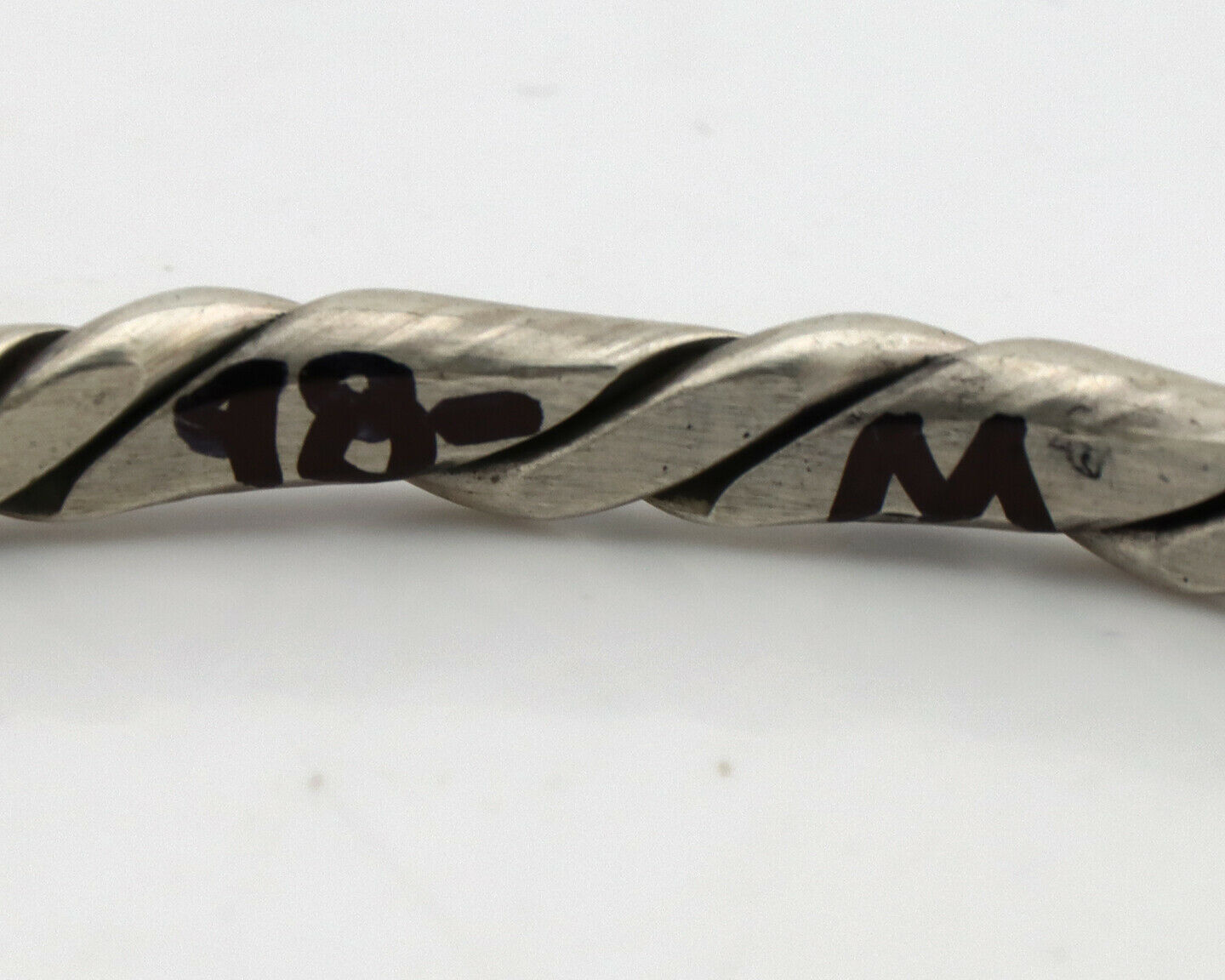 Navajo Handmade Bracelet .925 SOLID Silver Native American Artist Circa 1980's