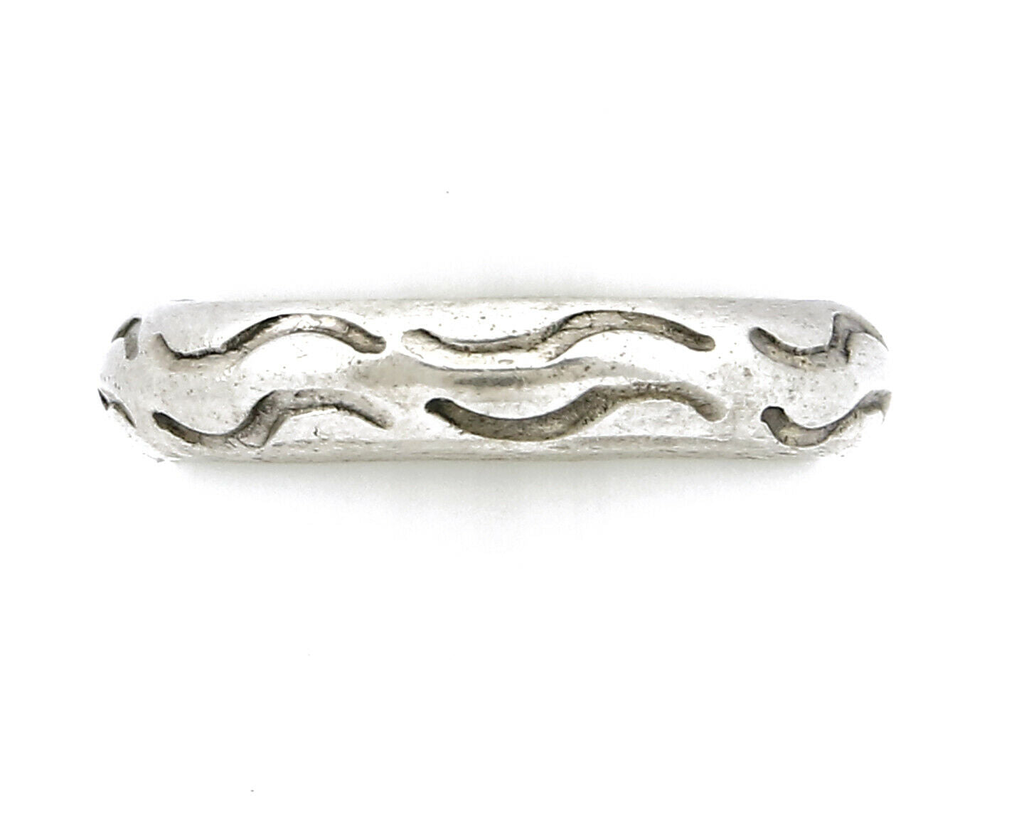 Women's Navajo Ring .925 SOLID Silver Hand Stamped Circa 1980's