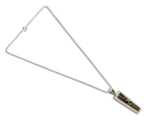 Women's Navajo Necklace Inlaid Gemstone .925 Silver Signed AS