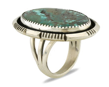 Navajo Ring 925 Silver Natural Southwest Turquoise Signed William Denetdale C80s