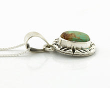 Navajo Necklace 925 Silver Kingman Turquoise Artist Signed Gecko C.80's