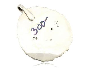 Navajo Handmade Pendant .925 Silver Signed William Singer C.80's