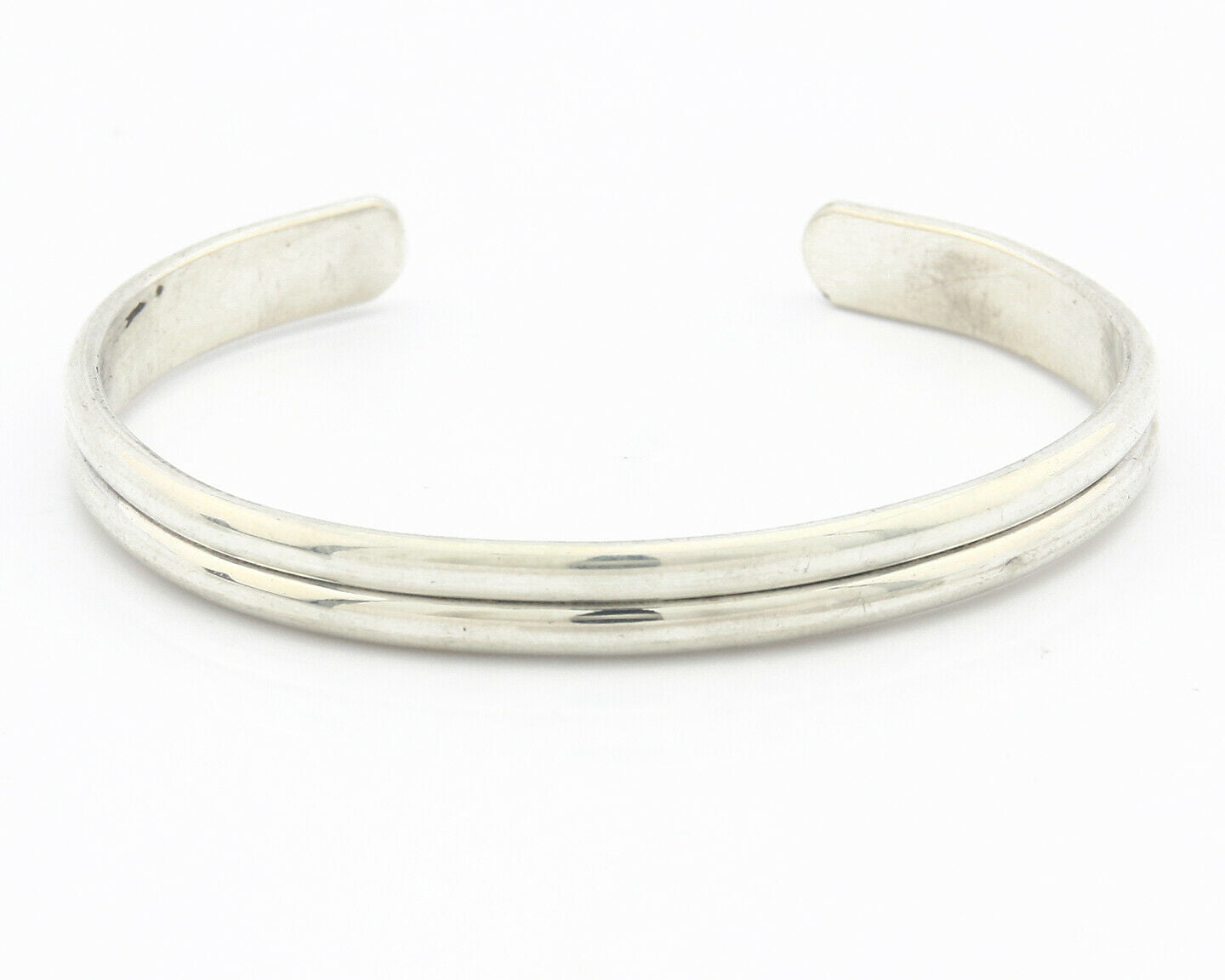 Navajo Bracelet .925 SOLID Silver Handmade Artist Tahe C. 1980's