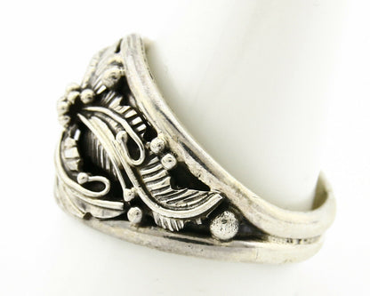 Navajo Ring .925 SOLID Silver Handmade Artist Native American C.80's