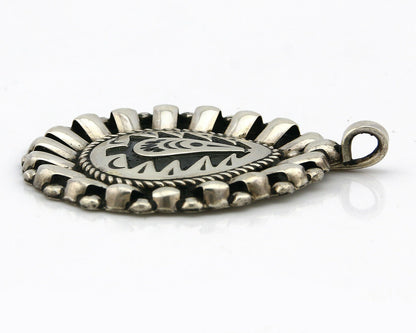 Navajo Pendant .925 Silver Signed Artist SD Circa 1980's