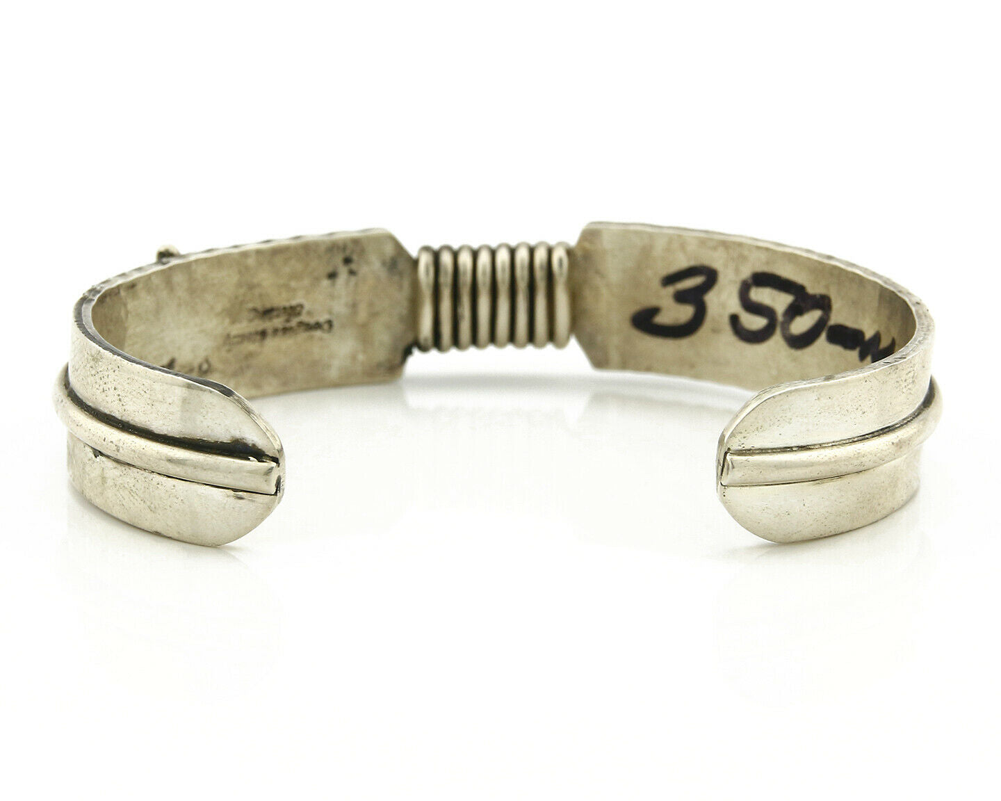 Navajo Bracelet .925 Silver SOLID Handmade Signed Artist Douglas Etsitty C.80's