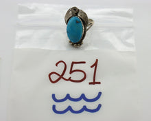 Navajo Ring 925 Silver Natural Morenci Turquoise Artist Signed Justin Morris C80