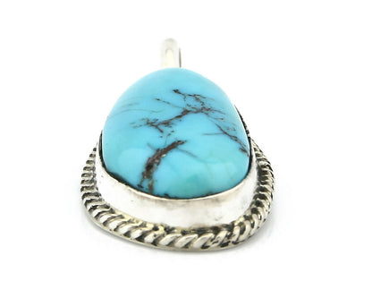 Navajo Pendant .925 Silver Turquoise Artist C.80's