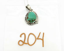 Navajo Necklace .925 Silver Kingman Turquoise Signed Gecko C.1980's