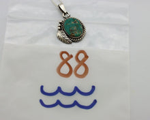 Navajo Necklace 925 Silver Arizona Turquoise Native American Artist Signed C80's