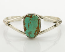 Navajo Bracelet .925 Silver Southwest Turquoise Signed Gecko C.80's