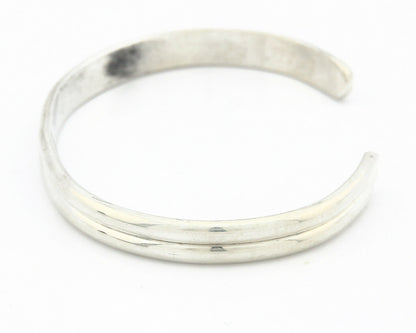 Navajo Bracelet .925 SOLID Silver Handmade Artist Tahe C. 1980's