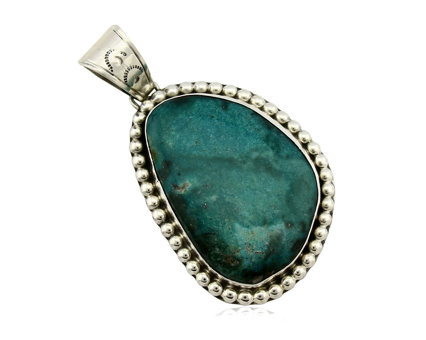 Navajo Pendant Turquoise Mountain .925 Silver Native American C.80's