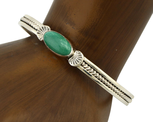 Women's Navajo .925 Silver Kingman Turquoise Artist Inca MFG Circa 1990's