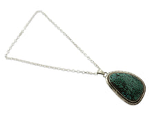 Navajo Necklace .925 Silver Spiderweb Turquoise Artist Native American C.80's
