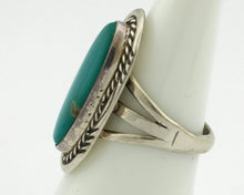 Navajo Ring 925 Silver Southwest Blue Turquoise Artist Signed Begay C.80's