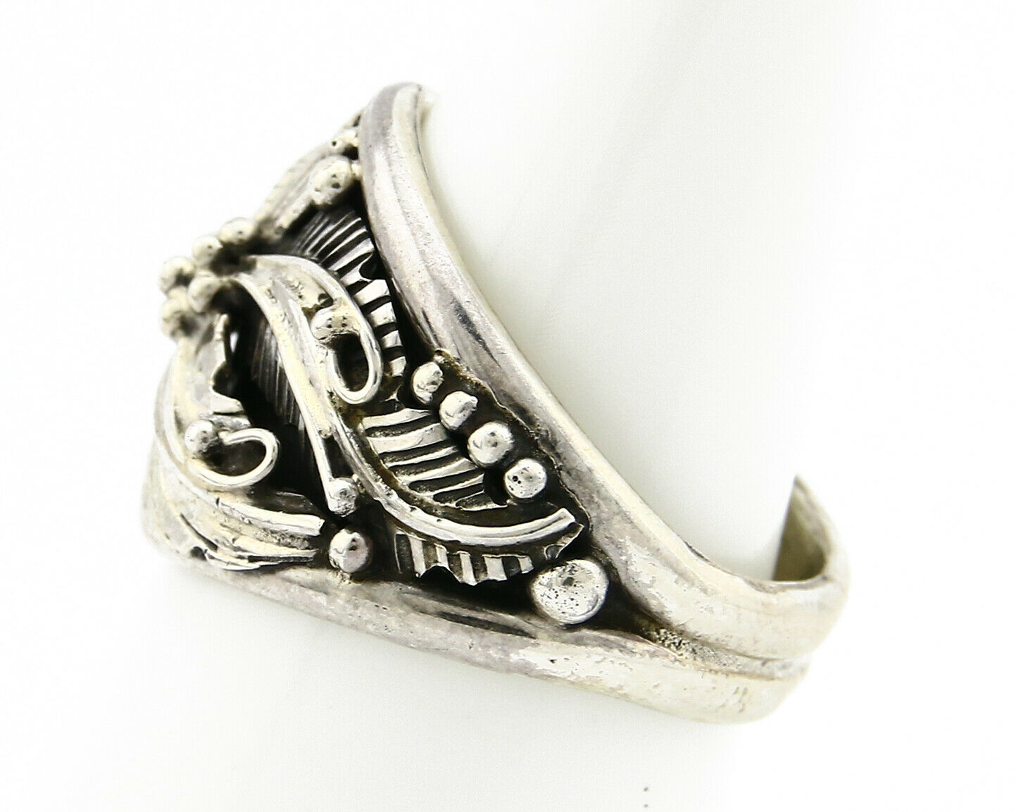Navajo Ring .925 Silver SOLID Silver Handmade Artist Native American C.80's