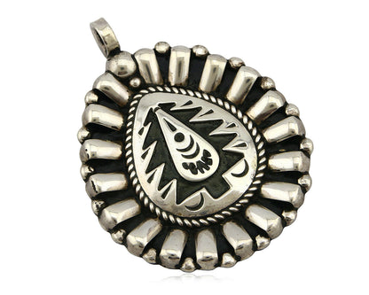 Navajo Pendant .925 Silver Signed Artist SD Circa 1980's