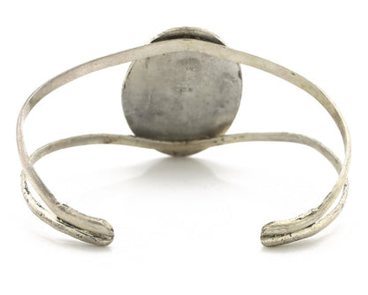 Navajo Cuff Bracelet 925 Silver Natural Turquoise Native American Artist C.80's