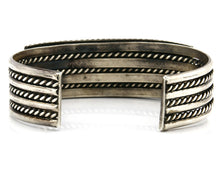 Women's Navajo Bracelet .925 Silver Natural Turquoise Cuff C.80's Handmade