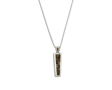 Women's Navajo Necklace Inlaid Gemstone .925 Silver Signed AS