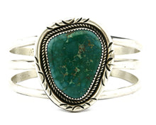 Women's Navajo Bracelet .925 Silver Royston Turquoise Cuff C.80's Handmade