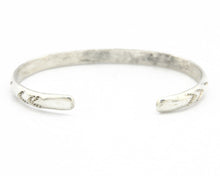 Navajo Bracelet .925 Silver Hand Stamped Arrow Head Artist Montoya C.80's