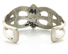 Navajo Bracelet .925 Silver Blue Turquoise Native American Artist C.80's