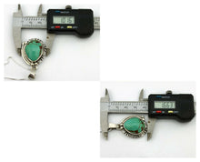 Navajo Necklace .925 Silver Kingman Turquoise Signed Gecko C.1980's