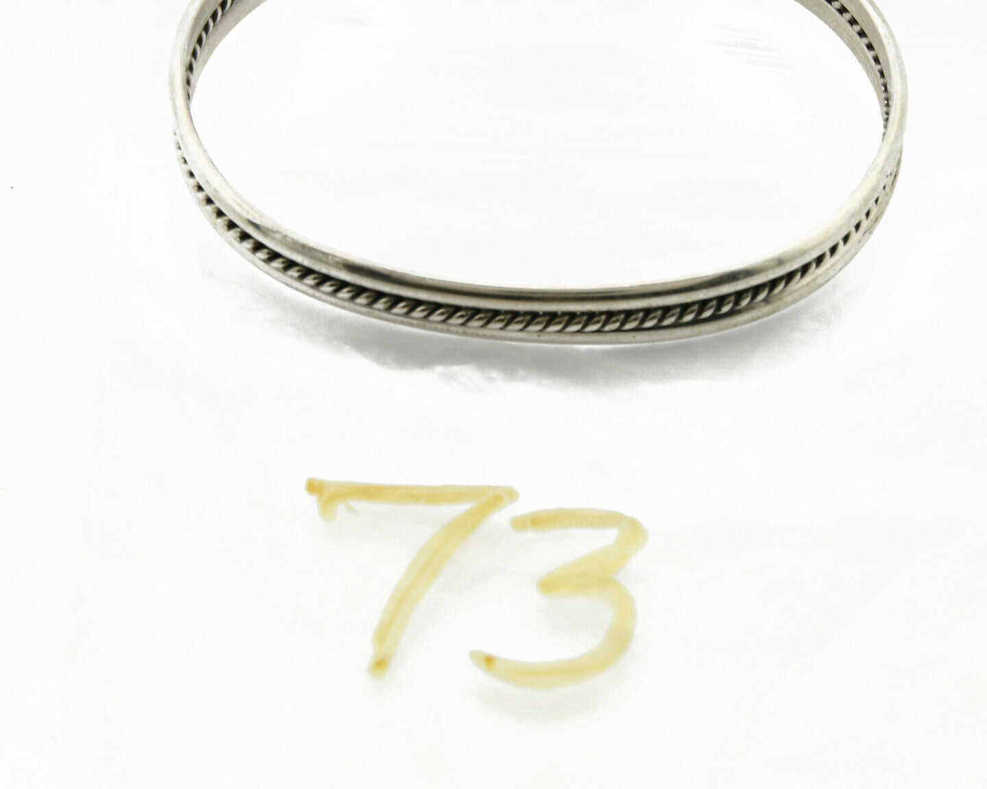 Women's Navajo Bracelet .925 Silver Montoya Cuff Handmade C.1980's