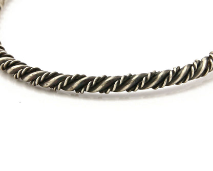 Navajo Bracelet .925 Silver Handmade American Artist Circa 70's