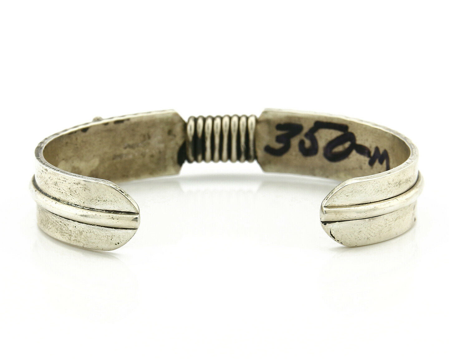 Navajo Bracelet .925 Silver SOLID Handmade Signed Artist Douglas Etsitty C.80's