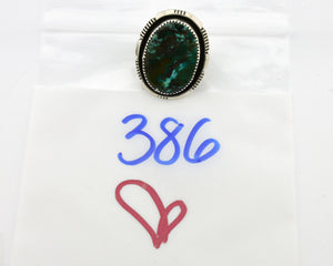 Navajo Ring 925 Silver Natural Southwest Turquoise Signed William Denetdale C80s