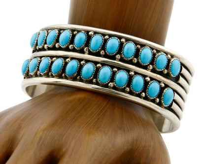 Women's Murphy Platero Bracelet Gem Grade Turquoise .925 Silver Cuff C.80's