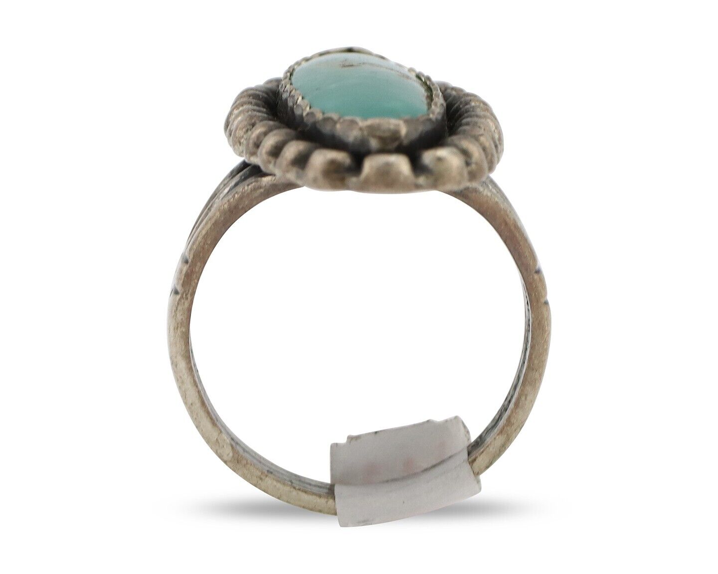 Navajo Handmade Ring 925 Silver Turquoise Native American Artist C.80's