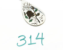 C.80-90's Navajo Henry & Linda BARBER .925 Silver Inlaid Eagle Bird Necklace