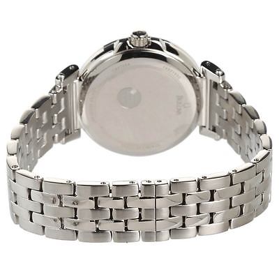 Bulova 96P134 Women's Diamond White MOP Dial Steel Bracelet Watch Modern Dress