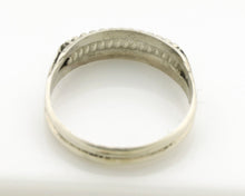 Navajo Ring .925 Silver Size 7.0 Handmade Native American Artist C.1980s
