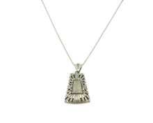 Navajo Handmade Pendant .925 Silver Opal Artist Signed Sun C.80's
