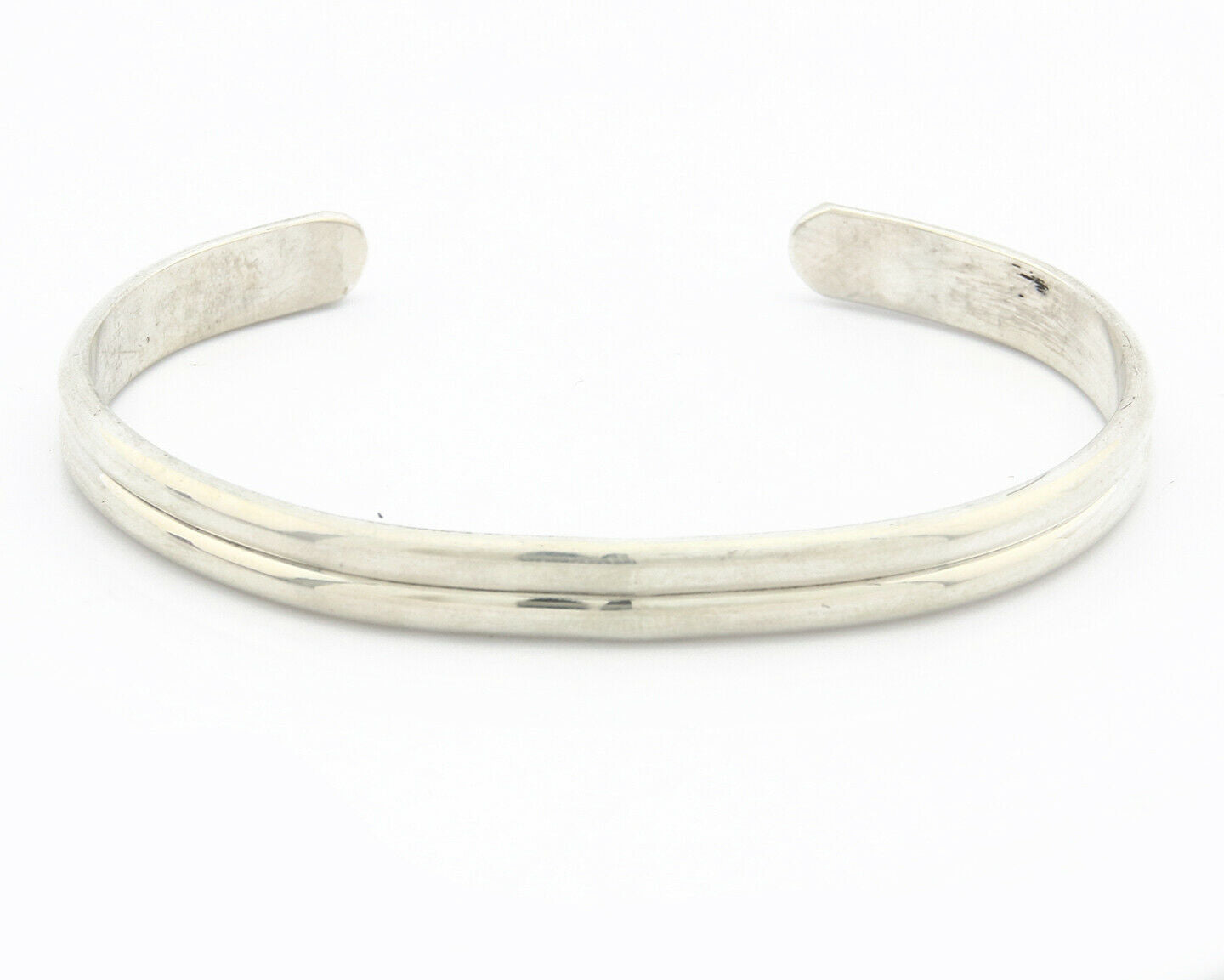 Navajo Bracelet .925 SOLID Silver Handmade Artist Tahe C. 1980's