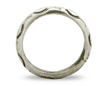 Women's Navajo Ring .925 SOLID Silver Hand Stamped Circa 1980's