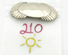 Navajo Hair Clip Barrette .925 Silver Hand Stamped Artist Signed C Montoya C80s