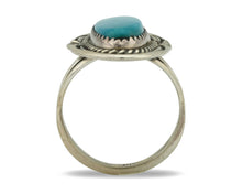 Navajo Ring 925 Silver Southwest Blue Turquoise Artist Signed Begay C.80's