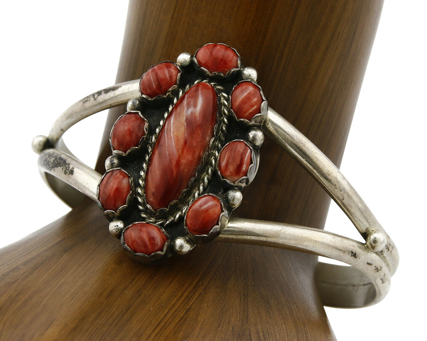 Women's Navajo Bracelet .925 Silver Cuff Artist Native American C.80's