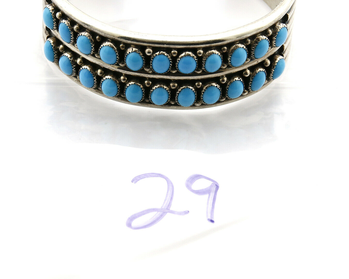 Women's Murphy Platero Bracelet Gem Grade Turquoise .925 Silver Cuff C.80's