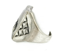 Navajo Road Runner Ring .925 Handmade Native American C.80's