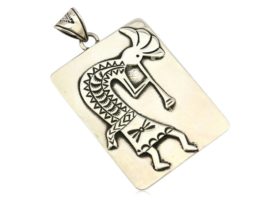 Navajo Pendant .925 Silver Artist Native American C.80's