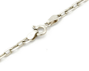 Women's Navajo Necklace .925 Silver Mediterranean Coral Pendant Signed